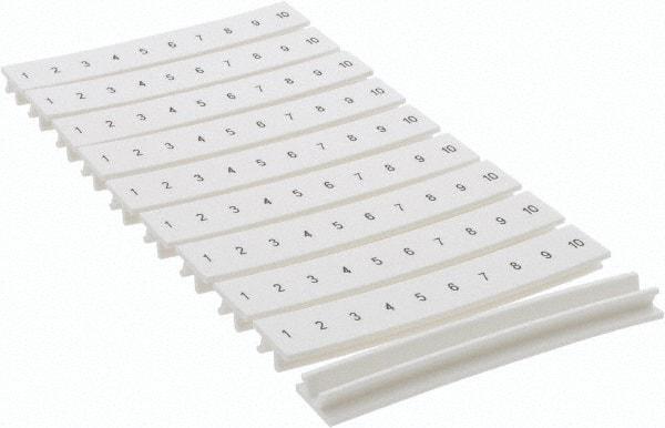 Schneider Electric - Terminal Block Marking Strip - Use with Linergy TR Series Terminal Blocks - Strong Tooling