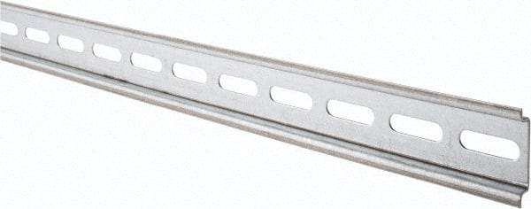 Schneider Electric - 2m Long x 0.3 Inch Wide x 1.4 Inch High x Steel DIN Rail - 0.04 Inch Thick - Strong Tooling