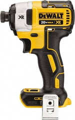 DeWALT - 20 Volt, 1/4" Drive, 20, 125, 152 Ft/Lb Torque, Cordless Impact Driver - 1000, 2800, 3250 RPM, Lithium-Ion, Bare Tool - Strong Tooling