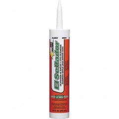 White Lightning - 10 oz Tube White Acrylic & Latex Sealant - -30 to 180°F Operating Temp, 30 min Tack Free Dry Time, 5 to 7 Days Full Cure Time - Strong Tooling