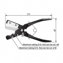 SMC PNEUMATICS - Pipe & Tube Cutters Type: Tube Cutter Maximum Pipe Capacity (mm): 16 - Strong Tooling