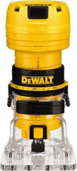 DeWALT - 31,000 RPM, 0.6 HP, 4.5 Amp, Laminate Trimmer Electric Router - 120 Volts, 1/4 Inch Collet - Strong Tooling