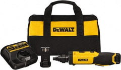 DeWALT - 8 Volts, Lithium-Ion Battery, Inline Cordless Screwdriver - 430 RPM, 40 Inch/Lbs. Torque - Strong Tooling