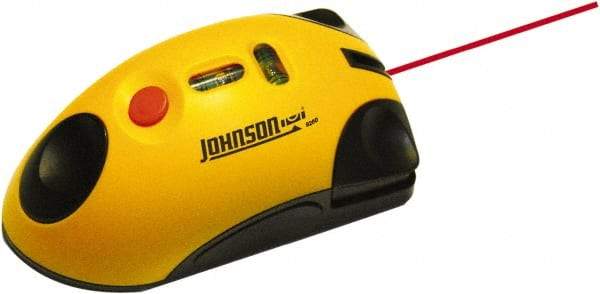 Johnson Level & Tool - 1 Beam 30' (Interior) Max Range Line Laser Level - Red Beam, 1/2" at 20' Accuracy, 4-1/4" Long x 1-3/4" Wide x 2-1/2" High, Battery Included - Strong Tooling