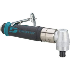 Dynabrade - 1/4" Collet, Angle Handle, Air Angle Die Grinder - 3,200 RPM, Rear Exhaust, 26 CFM, 0.4 hp, 90 psi, 1/4 NPT Inlet - Strong Tooling