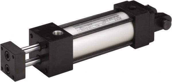 Norgren - 4" Stroke x 2-1/2" Bore Double Acting Air Cylinder - 1/4 Port, 250 Max psi, -20 to 200°F - Strong Tooling