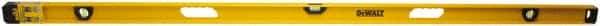 DeWALT - Magnetic 78" Long 3 Vial I-Beam Level - Aluminum, Yellow - Strong Tooling