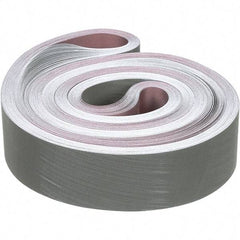 3M - 3" Wide x 132" OAL, A16 Grit, Aluminum Oxide Abrasive Belt - Aluminum Oxide, Coated, Cloth Backing, Wet, Series 307EA - Strong Tooling