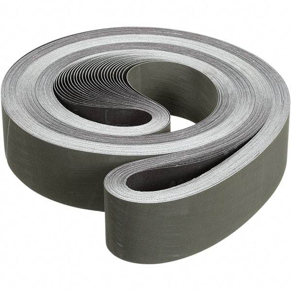 3M - 3" Wide x 132" OAL, A16 Grit, Aluminum Oxide Abrasive Belt - Aluminum Oxide, Coated, Cloth Backing, Dry, Series 237AA - Strong Tooling