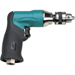 Dynabrade - 1/4" Keyed Chuck - Pistol Grip Handle, 2,400 RPM, 0.4 hp, 90 psi - Strong Tooling