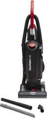 Upright Vacuum Cleaners; Power Source: Electric; Filtration Type: HEPA; Bag Included: Yes; Vacuum Collection Type: Disposable Bag; Number of Motors: 1; Maximum Amperage: 10.00; Cord Length (Feet): 40.00; Handle Type: Ergonomically Looped; Features: HEPA F