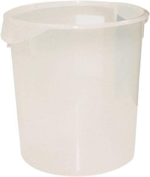 Rubbermaid - Round, Clear Polypropylene Food Storage Container - 14" High x 13.1" Wide - Strong Tooling