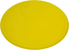 Rubbermaid - 10.3" Wide, Round Polyethylene Lid - Use with FG572300, FG572324, FG572400, FG572424 - Strong Tooling