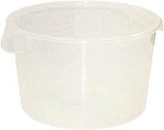 Rubbermaid - Round, Clear Polypropylene Food Storage Container - 8.1" High x 13.1" Wide - Strong Tooling