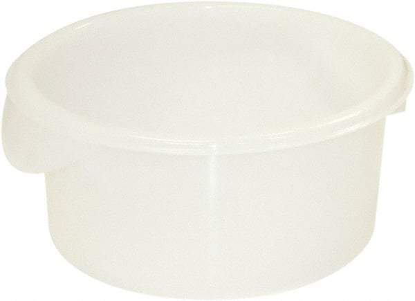 Rubbermaid - Round, White Polypropylene & Polyethylene Food Storage Container - 7.8" High x 8-1/2" Wide - Strong Tooling