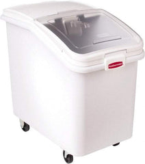 Rubbermaid - Rectangular, White Polypropylene Food Bin - 28" High x 18" Wide x 29.8" Long - Strong Tooling