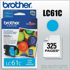 Brother - Cyan Ink Cartridge - Use with Brother DCP-J140W, 165C, 375CW, 385C, 395CN, 585CW, MFC-250C, 255CW, 290C, 295CN, 490CW, 495CW, J615W, 775CW, 790CW, 795CW, 990CW - Strong Tooling