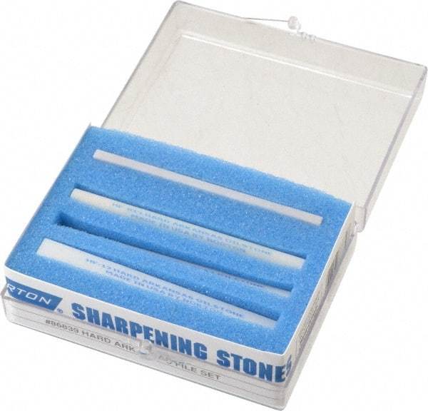 Norton - 4 Piece Novaculite Stone Kit - Hard Arkansas Novaculite - Strong Tooling