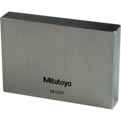 Mitutoyo - 100mm Steel Rectangular Gage Block - Strong Tooling