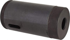 Collis Tool - MT2 Inside Morse Taper, Standard Length Morse Taper to Straight Shank - 4" OAL, Steel, Hardened & Ground Throughout - Exact Industrial Supply