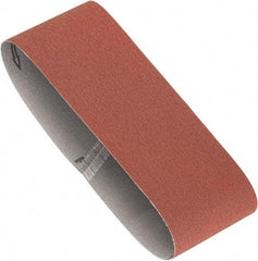 Porter-Cable - 4" Wide x 24" OAL, 80 Grit, Aluminum Oxide Abrasive Belt - Aluminum Oxide, Medium, Coated, X Weighted Cloth Backing, Dry - Strong Tooling