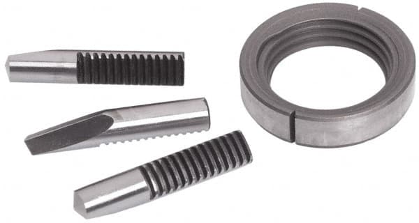 Accupro - Drill Chuck Jaw and Nut Unit - For Use with 3/4 Heavy Duty Drill Chucks - Exact Industrial Supply