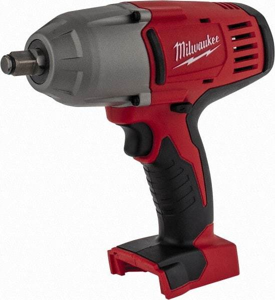 Milwaukee Tool - 1/2" Drive 18 Volt Pistol Grip Cordless Impact Wrench & Ratchet - 0 to 1,900 RPM, 0 to 2,200 BPM, 450 Ft/Lb Torque, Lithium-Ion Batteries Not Included - Strong Tooling