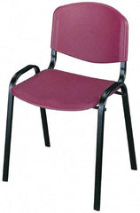 Safco - Burgundy Stackinging Chair - 21 Inch Wide x 18 Inch Deep x 7 Inch High - Strong Tooling