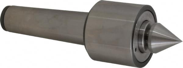 Riten - MT5 Taper Shank, 3-1/16" Head Diam Live Center - 5,500 Max RPM, 2-25/32" Head Length, 1-9/16" Point Diam, 1/4" Point Len, 1,400 Lb Max Workpc, 2-7/16" OAL, Male Point - Strong Tooling