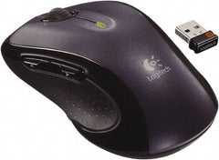 Logitech - Dark Gray Wireless Mouse - Use with Mac OS X 10.4 & Later,Windows XP, Vista, 7, 8 - Strong Tooling