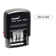 Trodat - Pre-inked Custom Stamps Type: Custom Stamp - Dater Message: Date - Strong Tooling