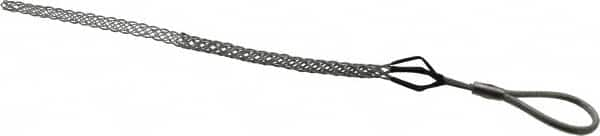 Woodhead Electrical - Flexible Eye, Closed Mesh, Steel Wire Pulling Grip - 12" Mesh, 0.37 to 0.49" Cable Diam - Strong Tooling