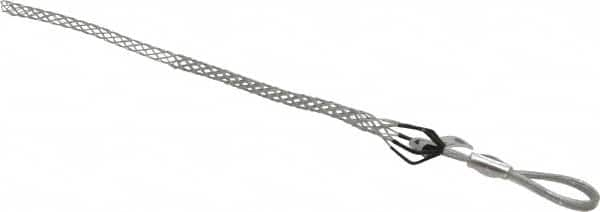 Woodhead Electrical - Flexible Eye, Closed Mesh, Steel Wire Pulling Grip - 14" Mesh, 1/2 to 0.74" Cable Diam - Strong Tooling