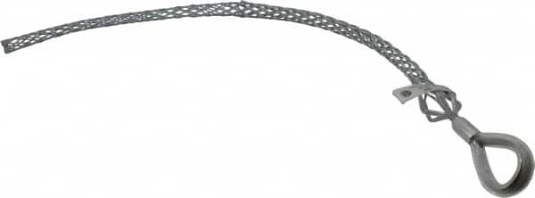 Woodhead Electrical - Flexible Eye, Closed Mesh, Steel Wire Pulling Grip - 18" Mesh, 3/4 to 0.99" Cable Diam - Strong Tooling