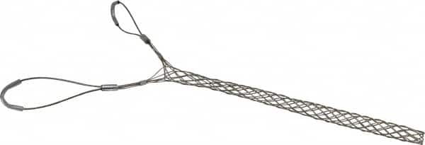 Woodhead Electrical - Double Eye, Closed Mesh, Bronze Wire Pulling Grip - 14" Mesh, 3/4 to 0.99" Cable Diam - Strong Tooling