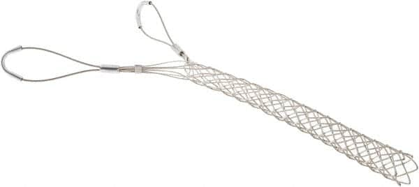 Woodhead Electrical - Double Eye, Closed Mesh, Bronze Wire Pulling Grip - 16" Mesh, 1-1/4 to 1.49" Cable Diam - Strong Tooling