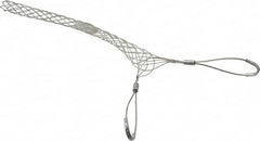 Woodhead Electrical - Double Eye, Closed Mesh, Bronze Wire Pulling Grip - 18" Mesh, 1-1/2 to 1.74" Cable Diam - Strong Tooling