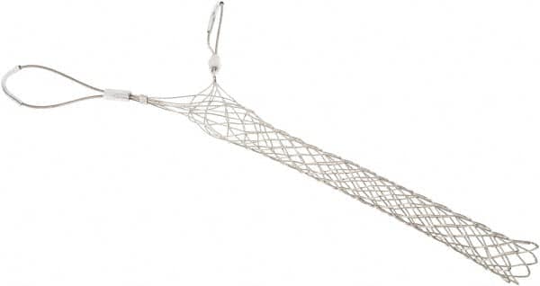 Woodhead Electrical - Double Eye, Closed Mesh, Bronze Wire Pulling Grip - 20" Mesh, 1-3/4 to 1.99" Cable Diam - Strong Tooling