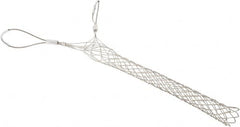 Woodhead Electrical - Double Eye, Closed Mesh, Bronze Wire Pulling Grip - 20" Mesh, 1-3/4 to 1.99" Cable Diam - Strong Tooling