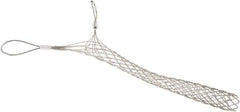 Woodhead Electrical - Double Eye, Closed Mesh, Bronze Wire Pulling Grip - 22" Mesh, 2 to 2.49" Cable Diam - Strong Tooling