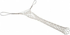 Woodhead Electrical - Double Eye, Closed Mesh, Bronze Wire Pulling Grip - 24" Mesh, 2-1/2 to 3" Cable Diam - Strong Tooling