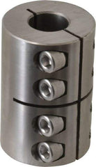 Climax Metal Products - 3/4" Inside x 1-1/2" Outside Diam, One Piece Split Clamping Collar - 2-1/4" Long - Strong Tooling