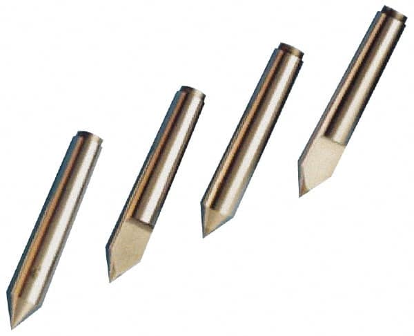 Riten - 2" Head Diam, Hardened Tool Steel Standard Point Solid Dead Center - Jarno 16 Taper, 2" Point Diam, 12" OAL - Strong Tooling