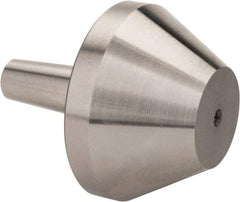 Riten - 2MT & 3MT Taper, 7/8 to 1-3/4" Point Diam, Hardened Tool Steel Lathe Bull Nose Point - 1-3/16" OAL - Strong Tooling