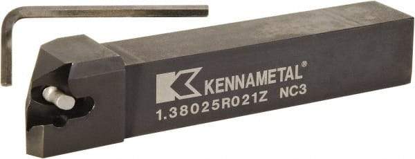 Kennametal - 1.380...92DEG, Right Hand Cut, -2° Lead Angle, 1" Shank Height x 1" Shank Width, Indexable Turning Toolholder - 6" OAL, D4FIX..R.. Insert Compatibility, Series Fix-Perfect - Strong Tooling