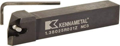 Kennametal - 1.380...92DEG, Right Hand Cut, -2° Lead Angle, 1" Shank Height x 1" Shank Width, Indexable Turning Toolholder - 6" OAL, D4FIX..R.. Insert Compatibility, Series Fix-Perfect - Strong Tooling