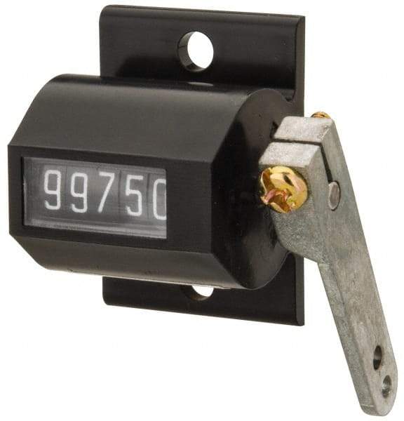 Value Collection - 5 Digit Mechanical Display Stroke Counter - Manual Reset - Strong Tooling