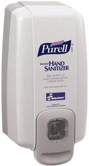 Ability One - 1000 mL Liquid Hand Sanitizer Dispenser - Plastic, Hanging, Gray - Strong Tooling