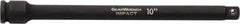 GearWrench - 3/4" Drive Standard Socket Extension - 10" OAL, Black Finish - Strong Tooling