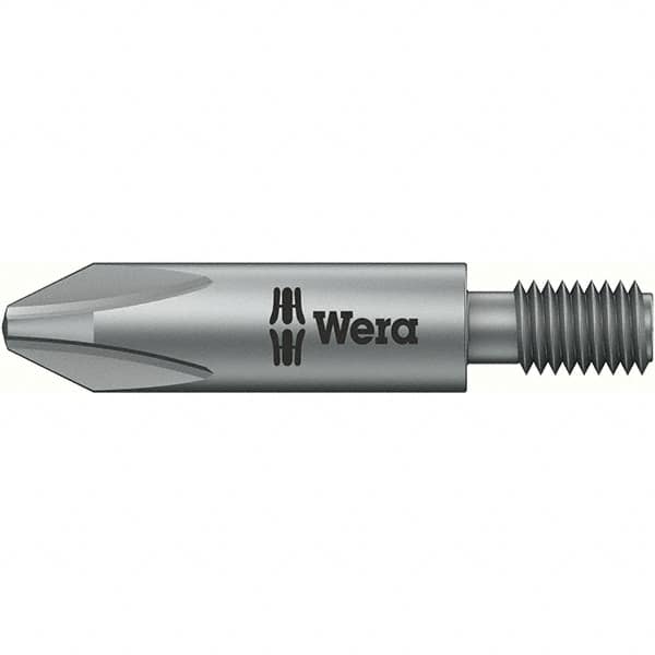 Wera - #2 Phillips Screwdriver Bit - M5 Drive, 2" OAL - Strong Tooling